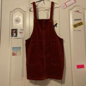 Wild Fable Women's Corduroy Zip-up Dress